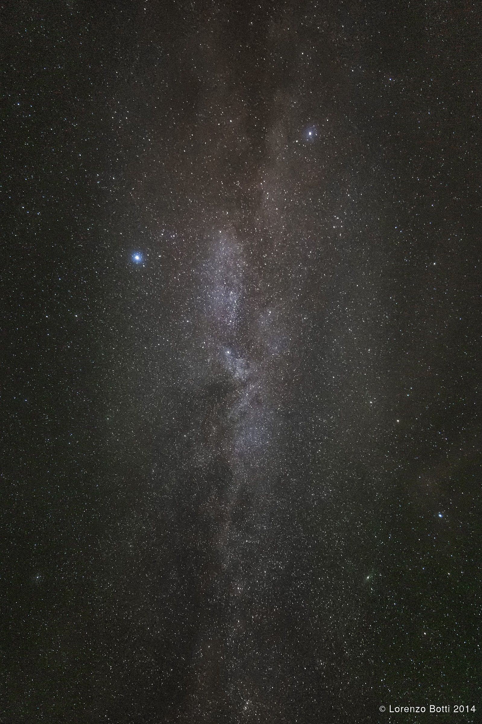 Via Lattea dalla Baita Segantini