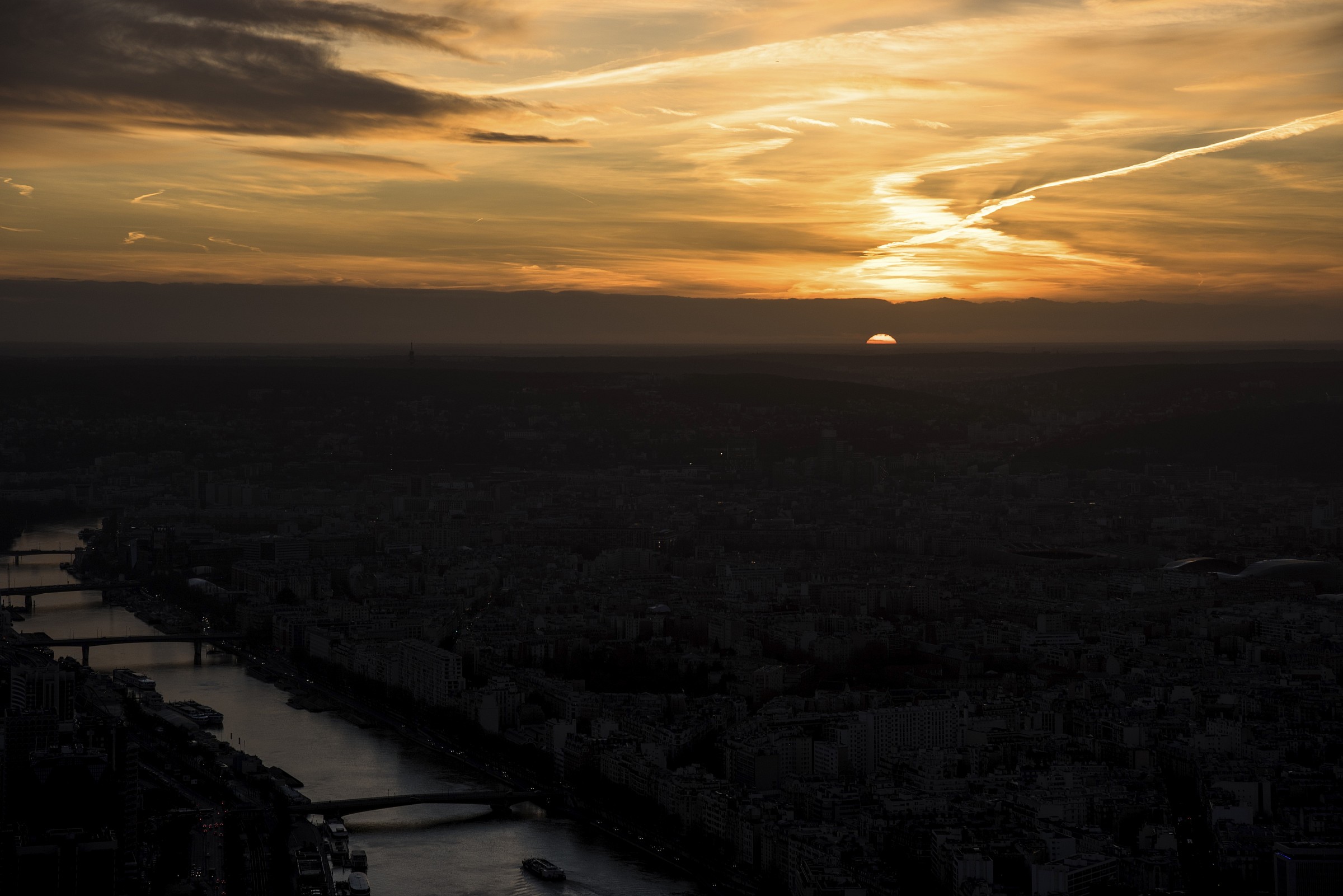 Parigi - Tramonto dalla torre Eiffel