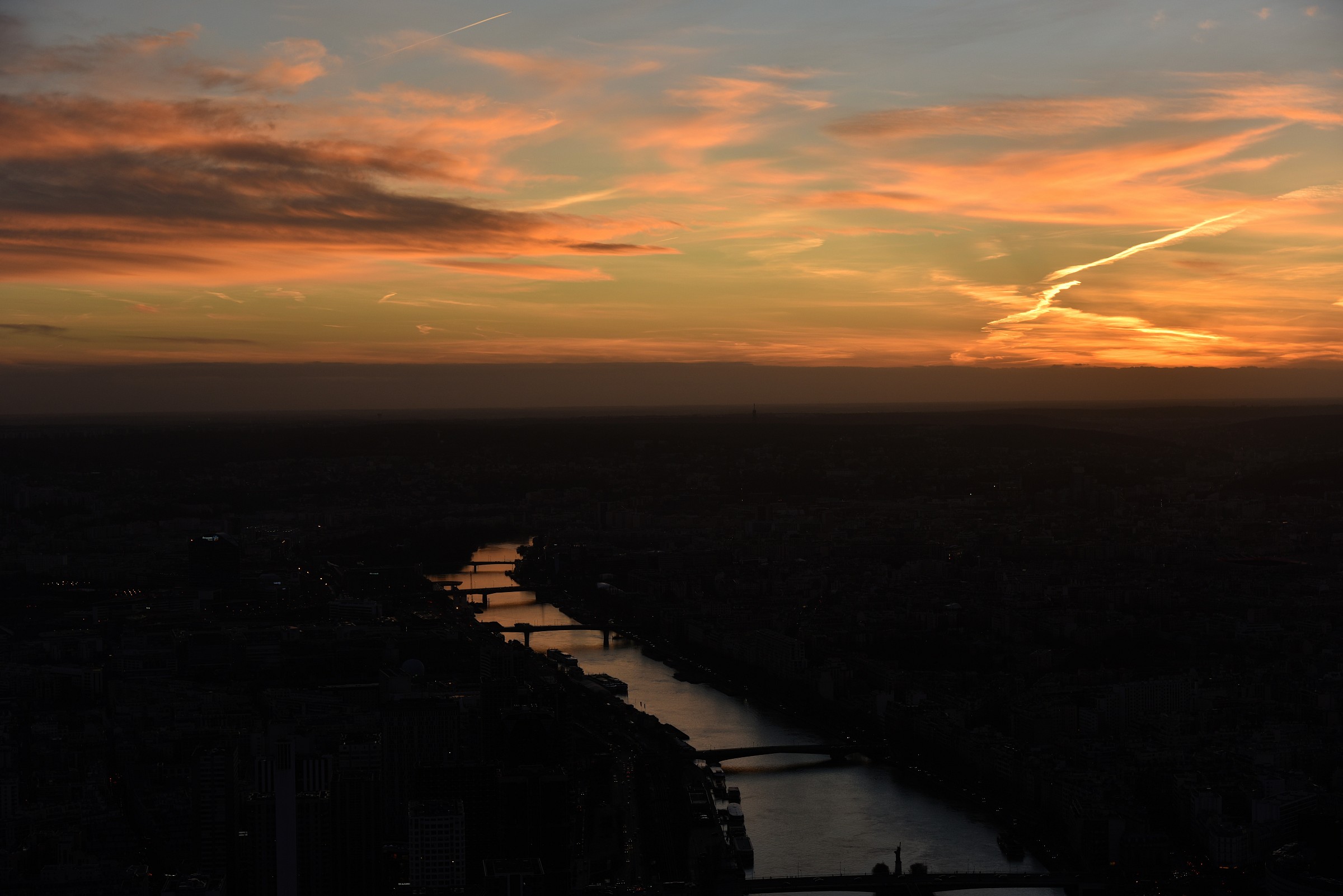 Parigi - Tramonto dalla torre Eiffel