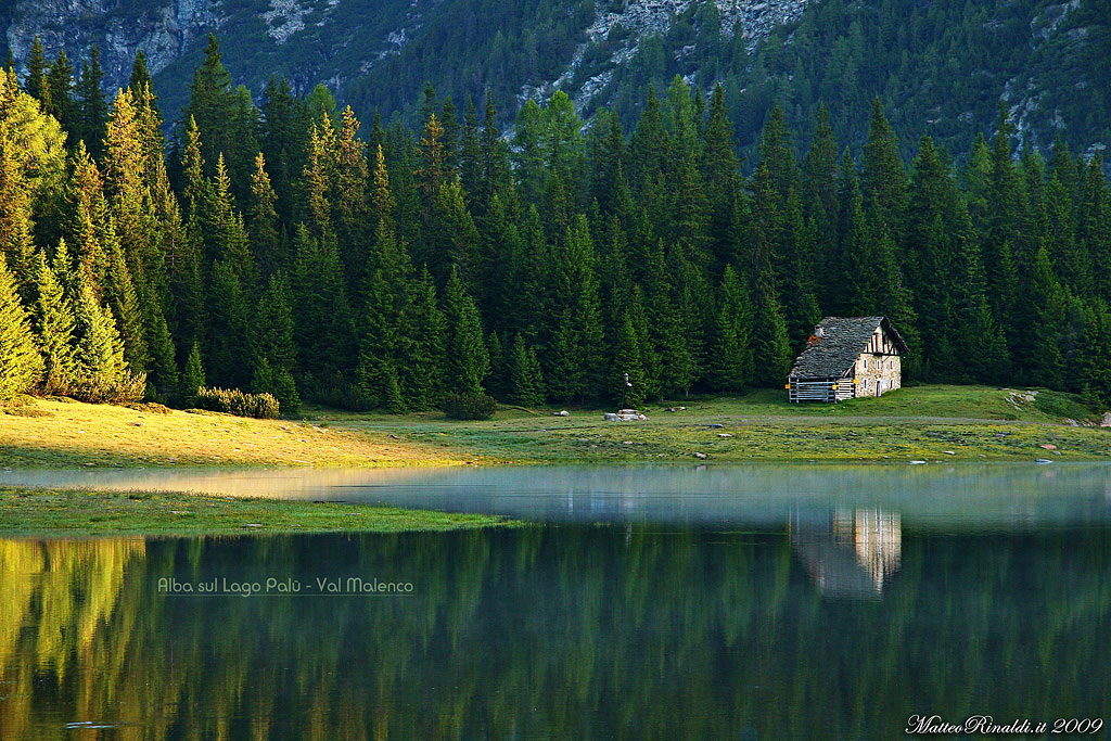 Alba sul Lago Palù - Val Malenco