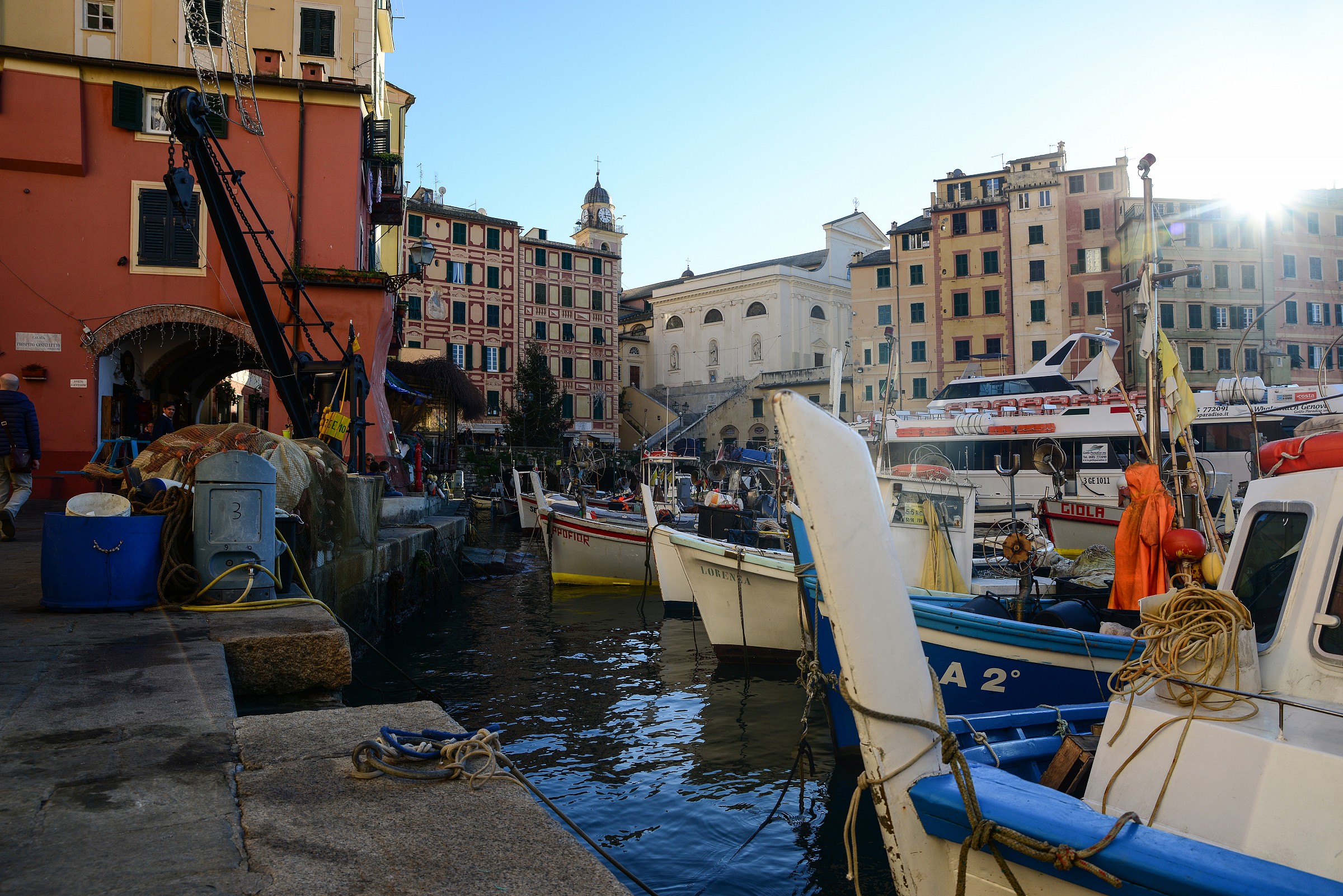 The pier of Camogli