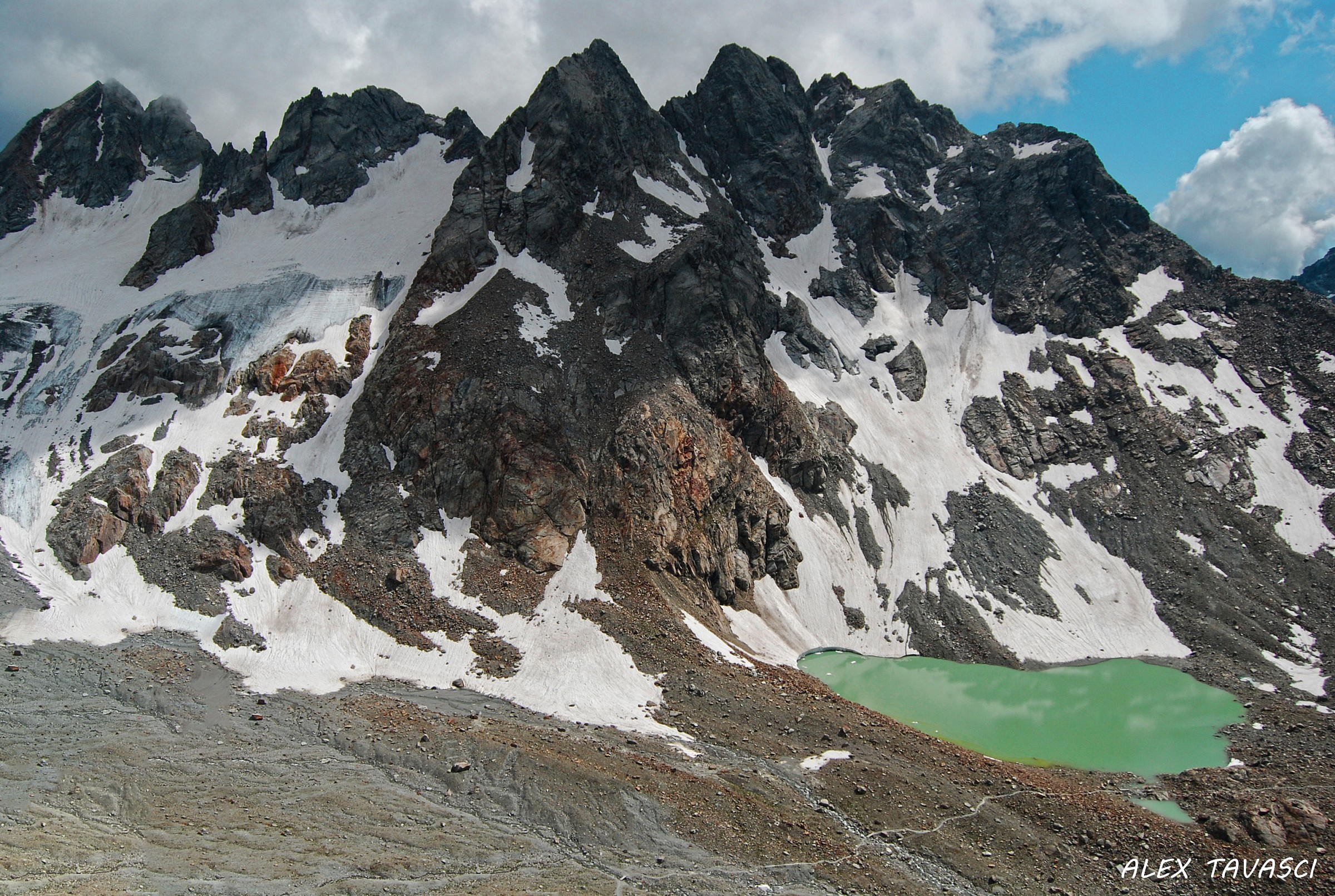 Alpine lake.