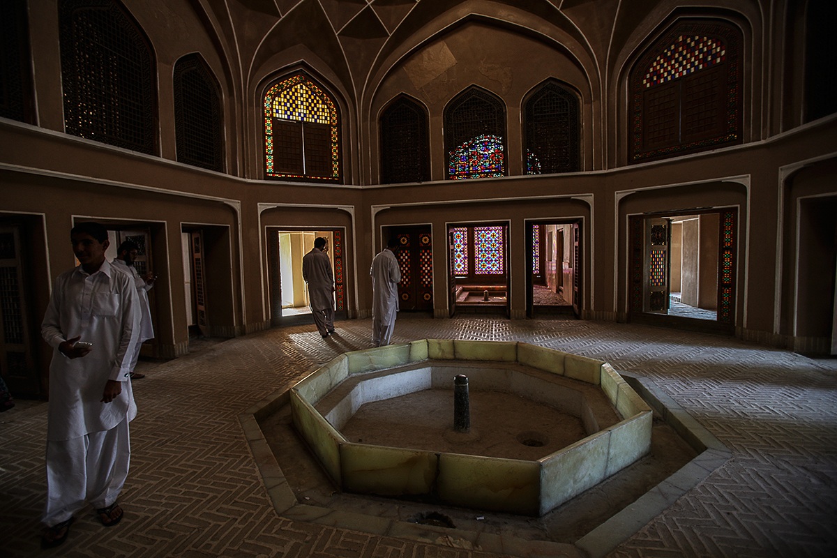 Yazd inside the Tower of Wind