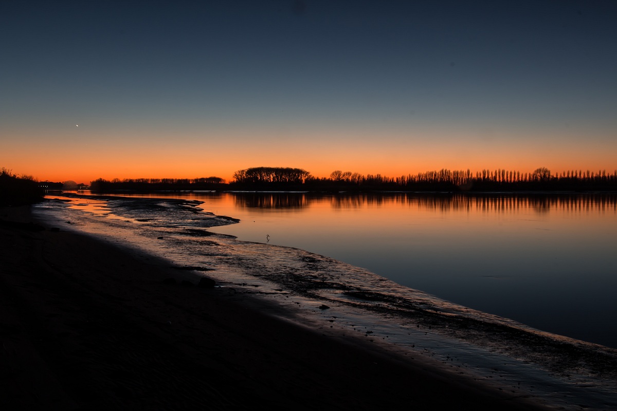 foce dell'Adige intorno all'ora blu