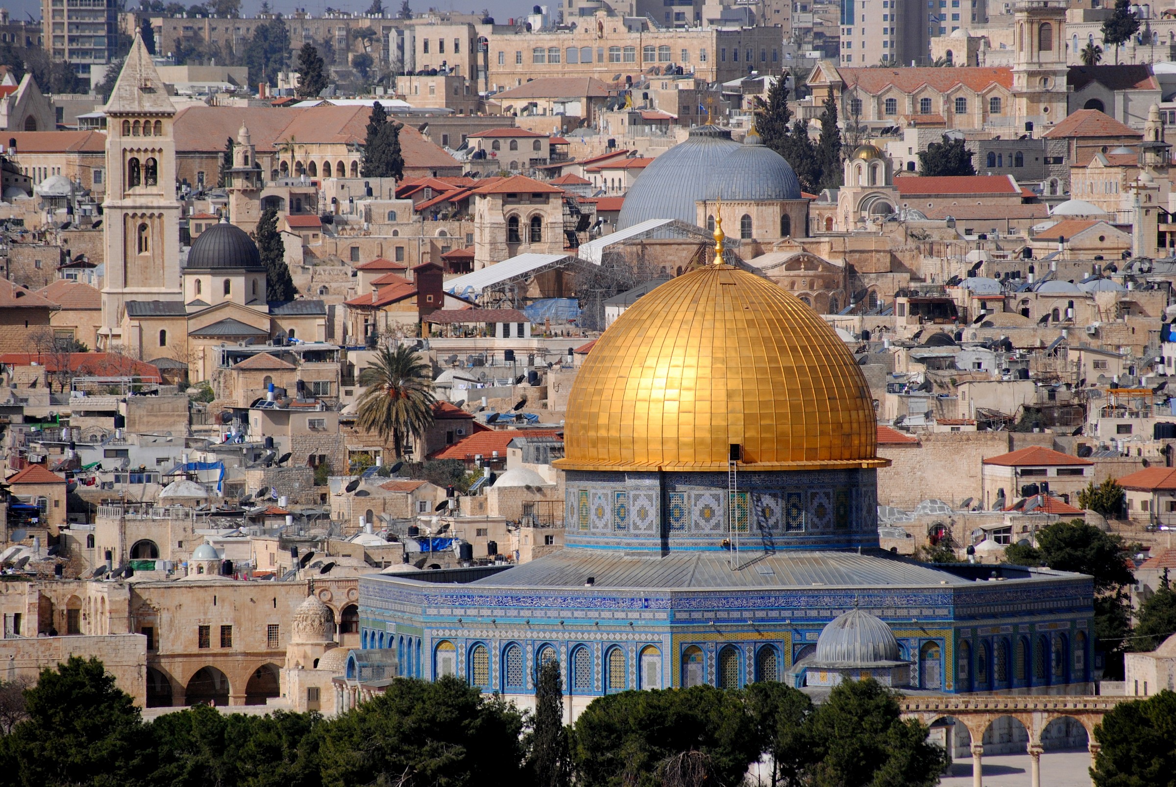 vista dal monte degli ulivi 1