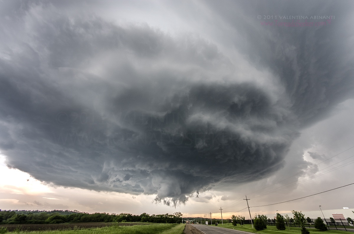 Supercell in Topeka, KS.