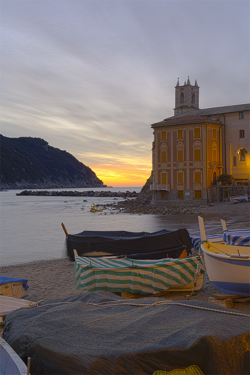 Bay of silence at dawn