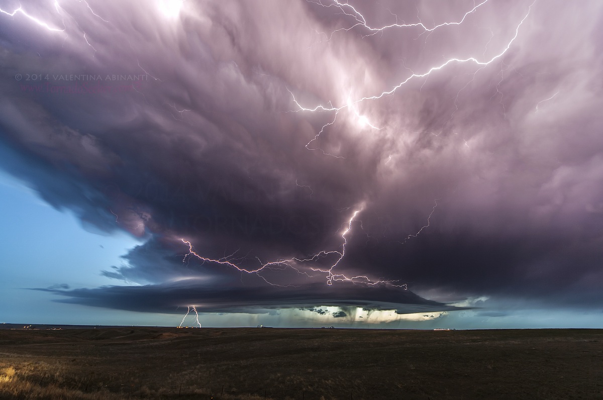 Fulmini in Nebraska.