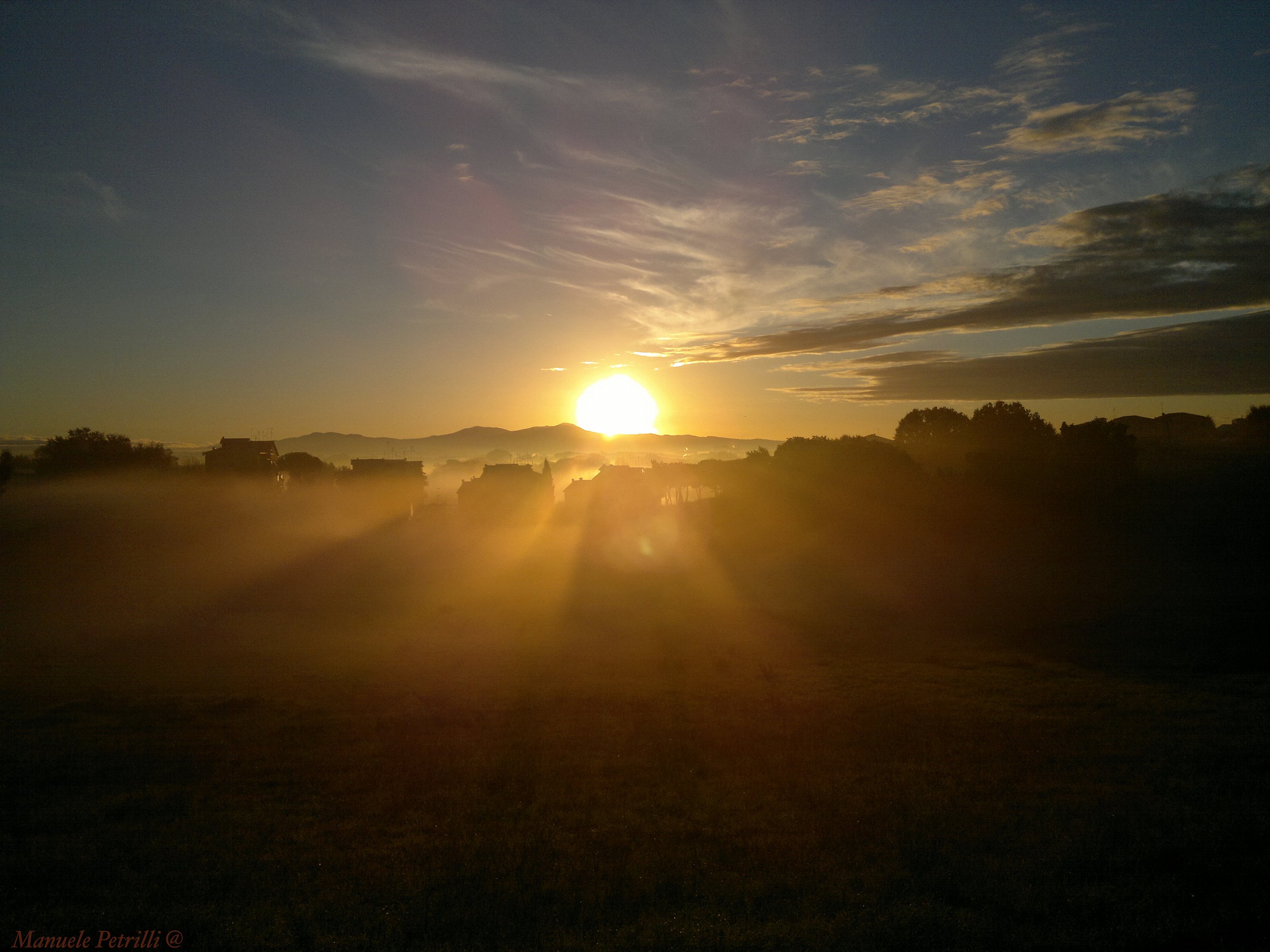 Alba da via della casetta mattei , Roma