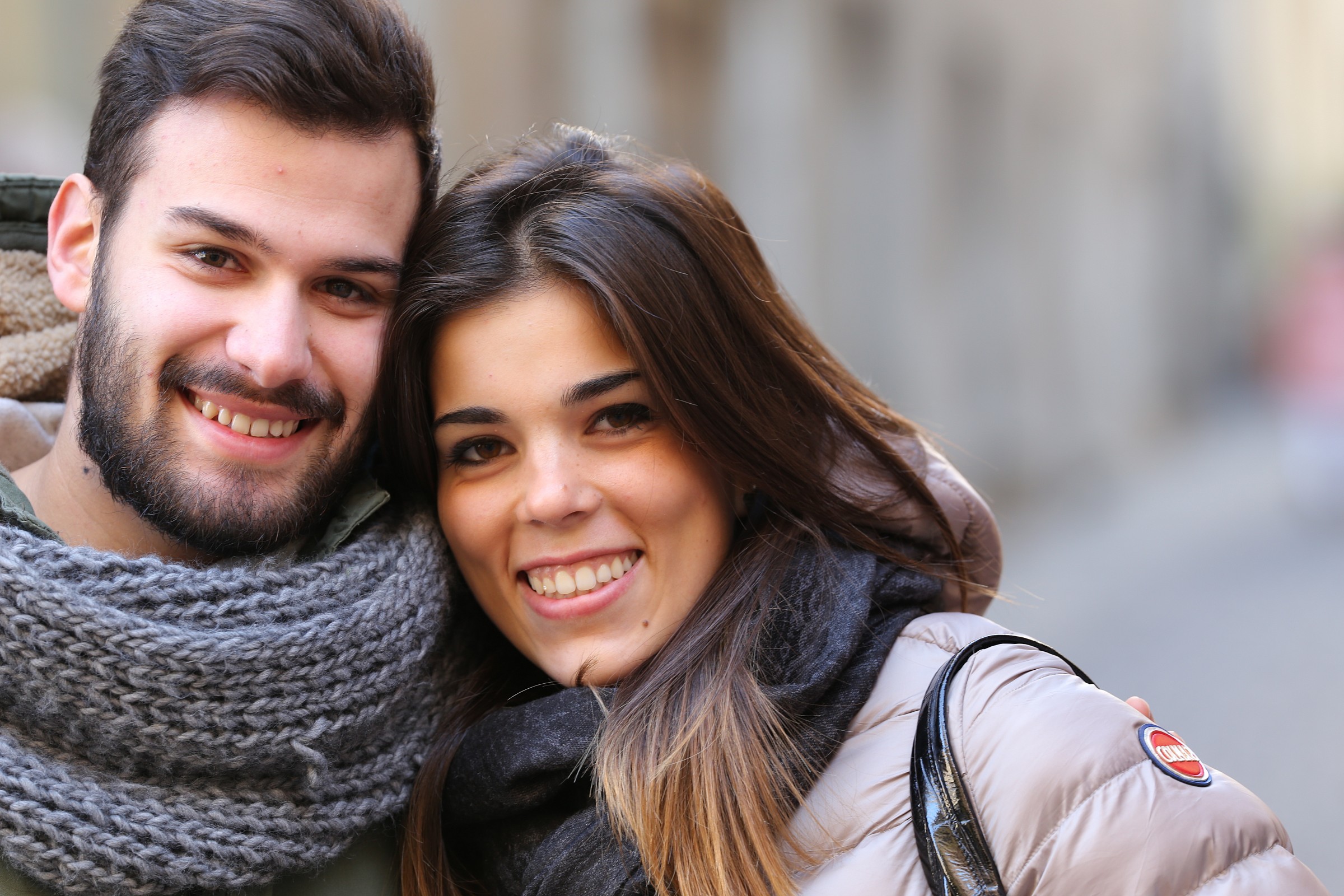 Young, beautiful and smiling