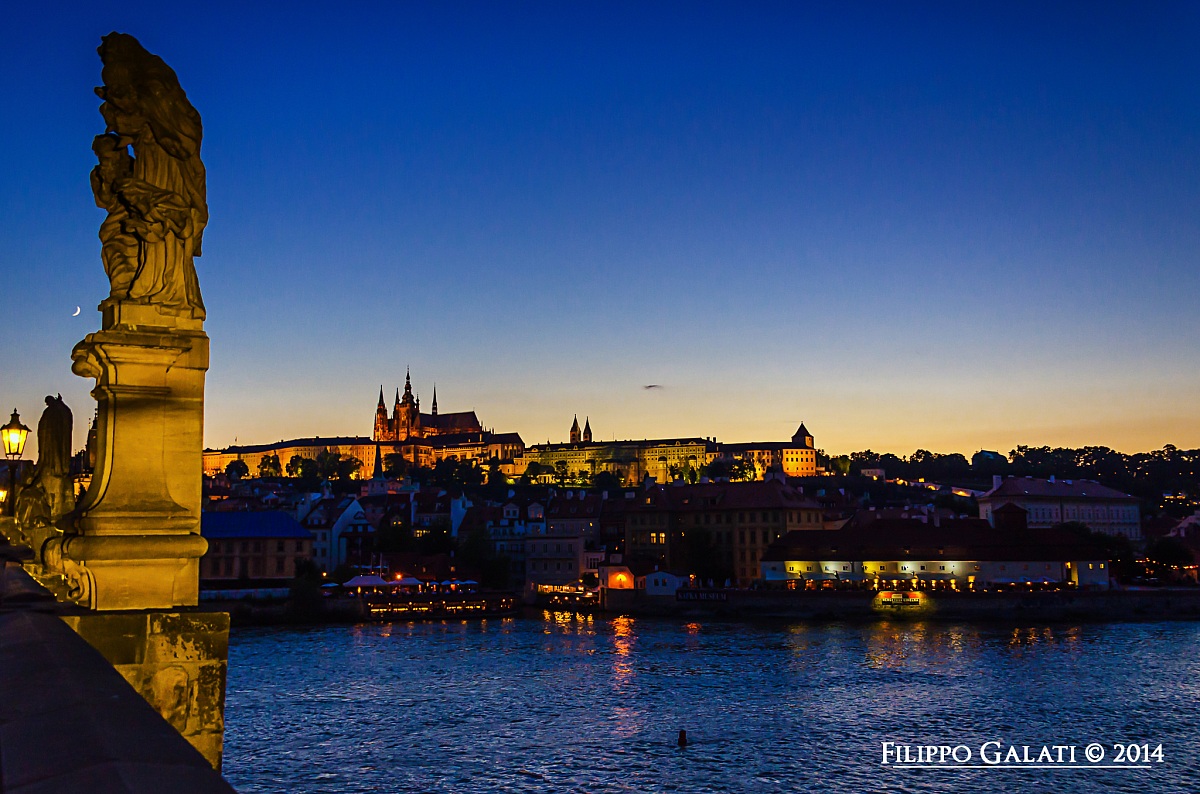 Tramonto su Praga