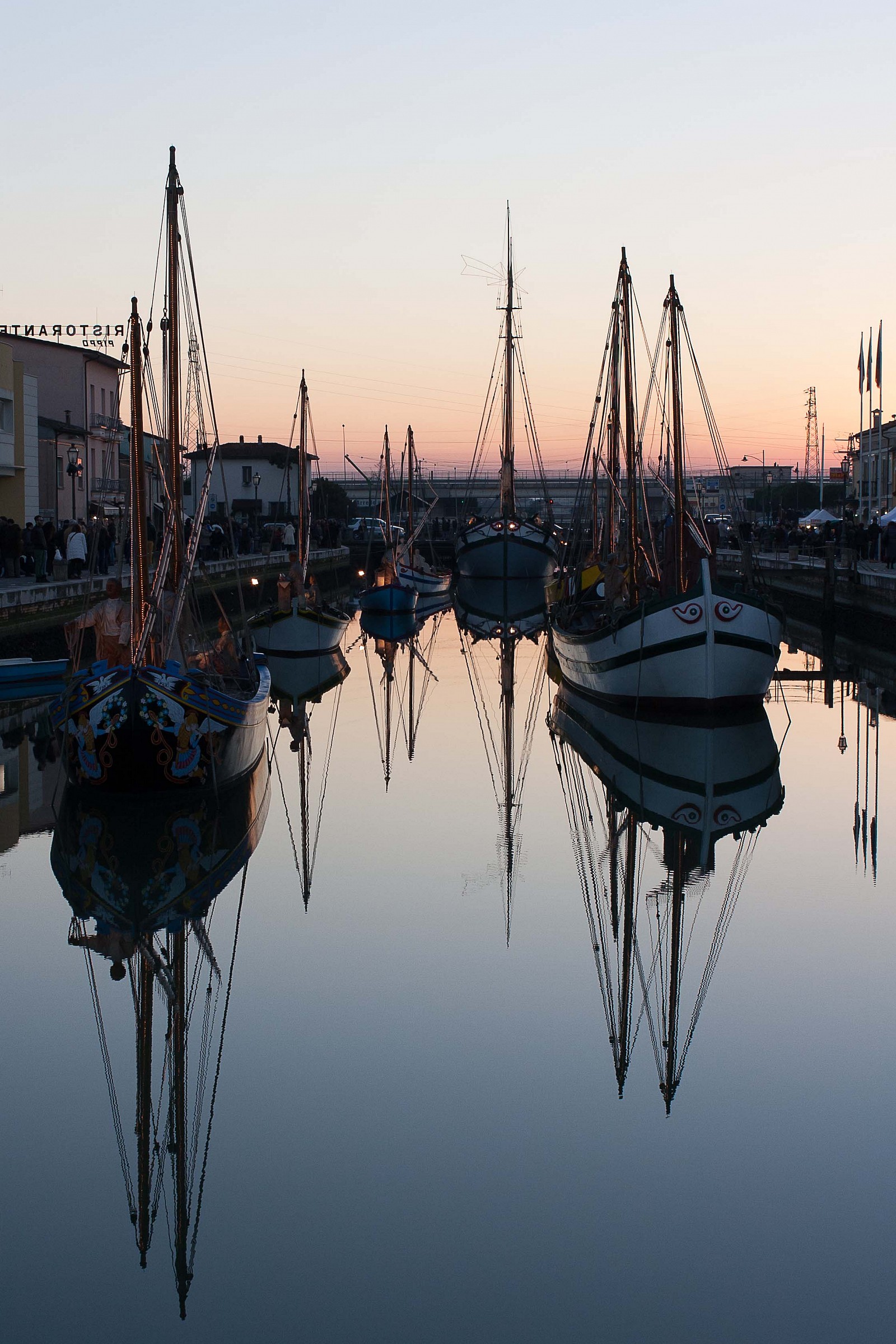Sunset in Cesenatico