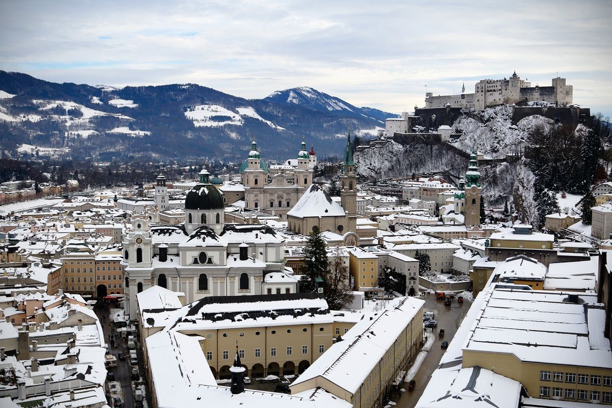 Fortress and view of Salzburg