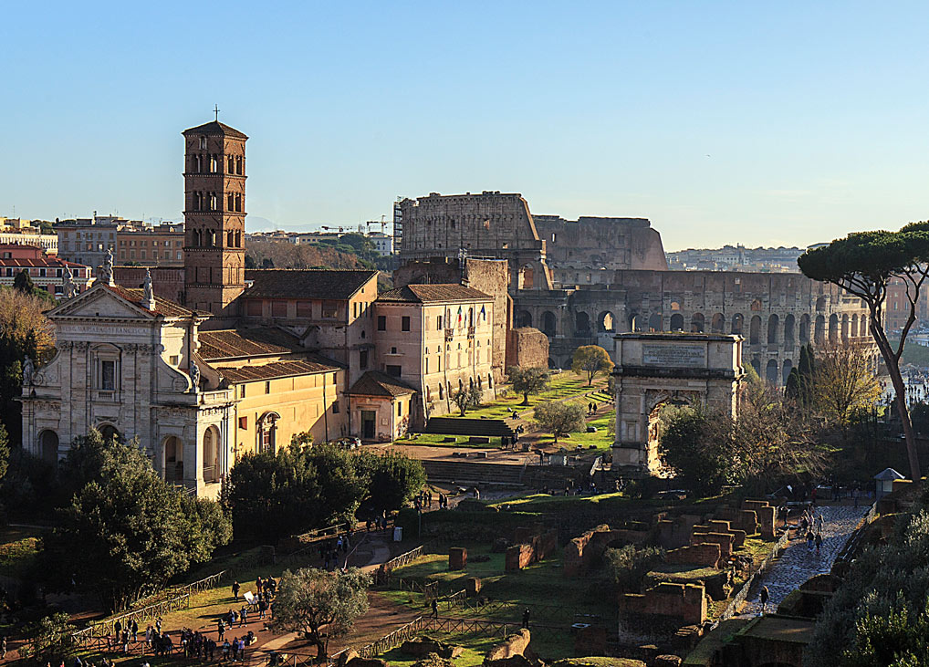 view of the coliseum