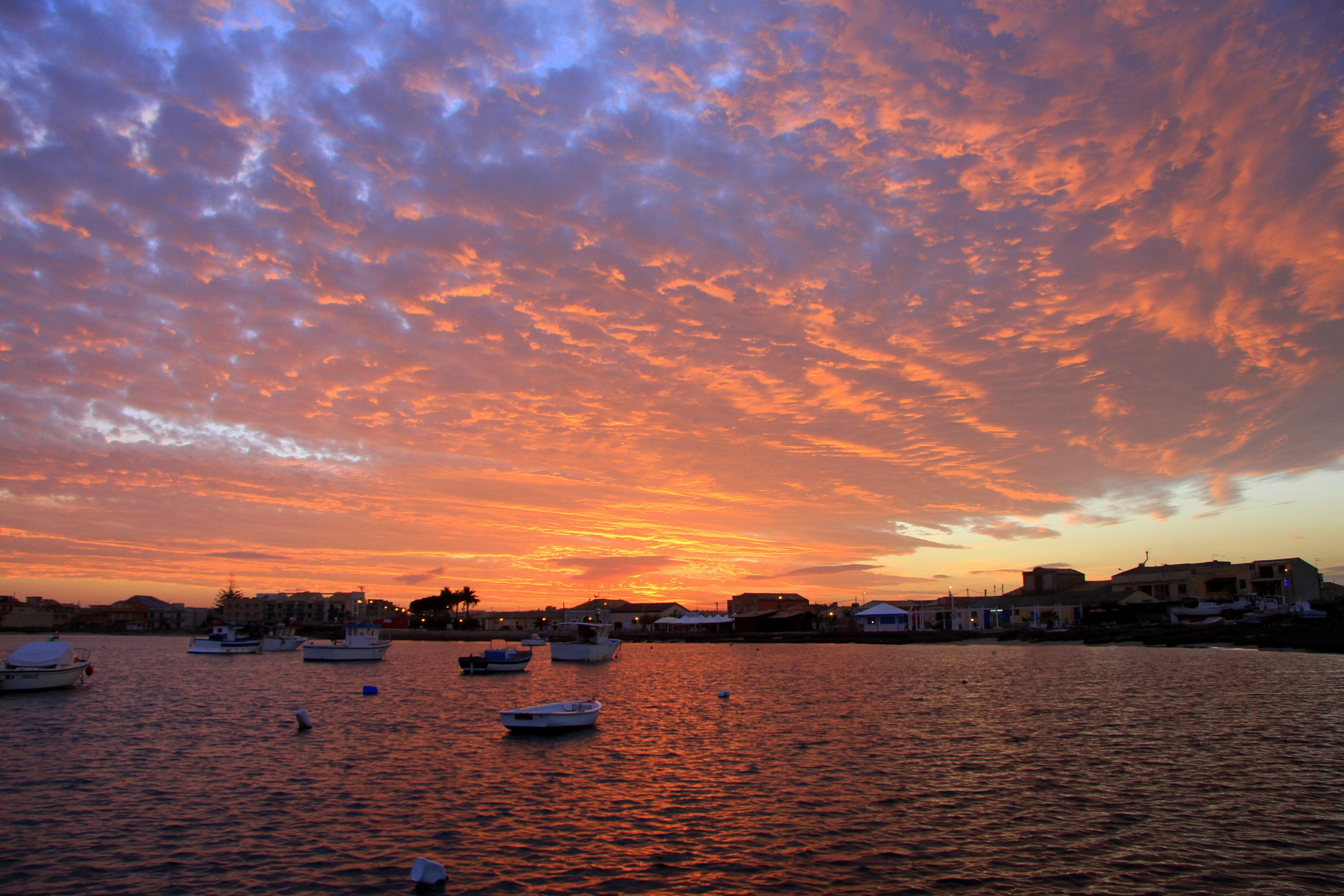 Magical sunset Marzamemi