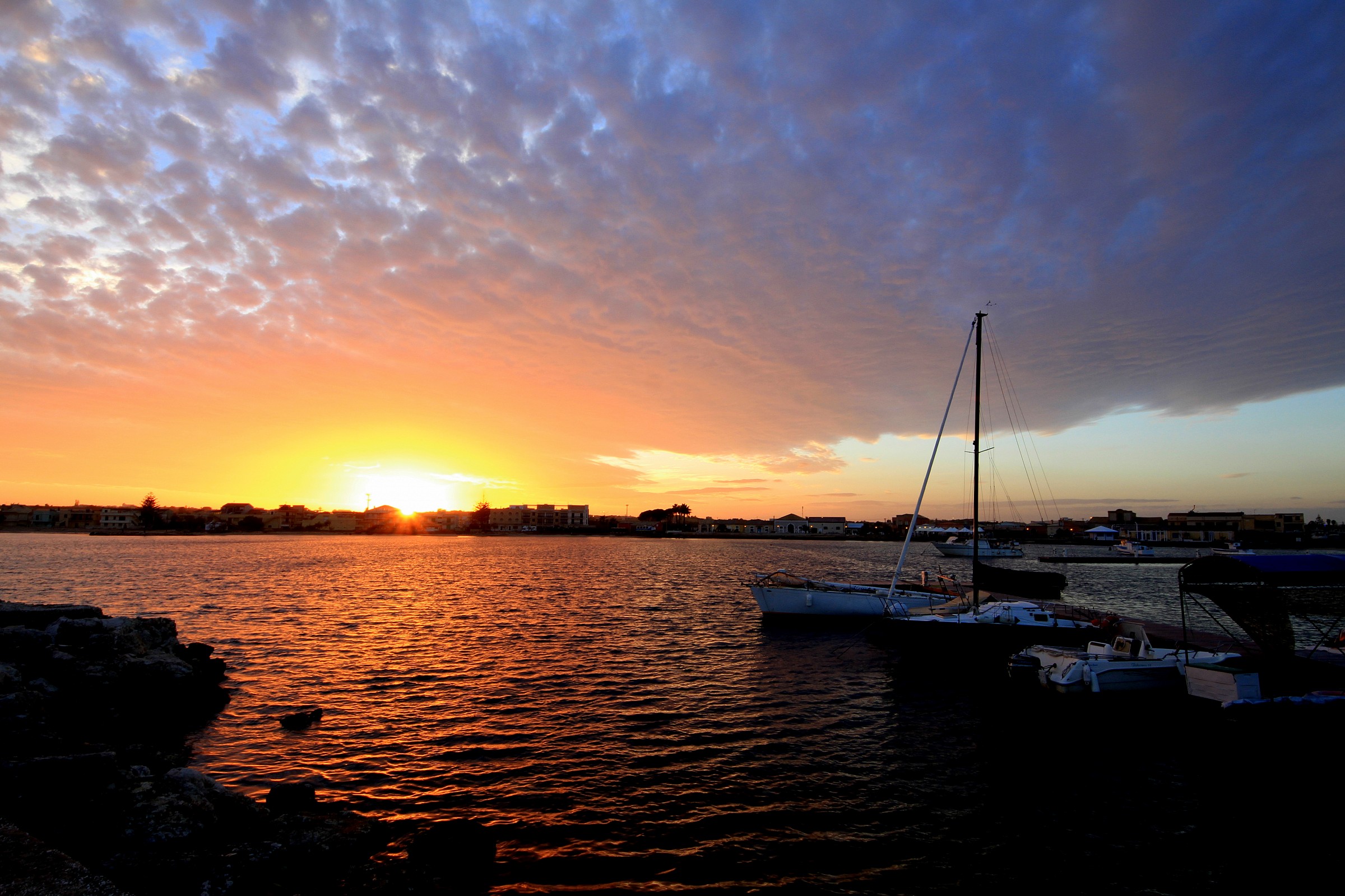 Magical sunset Marzamemi