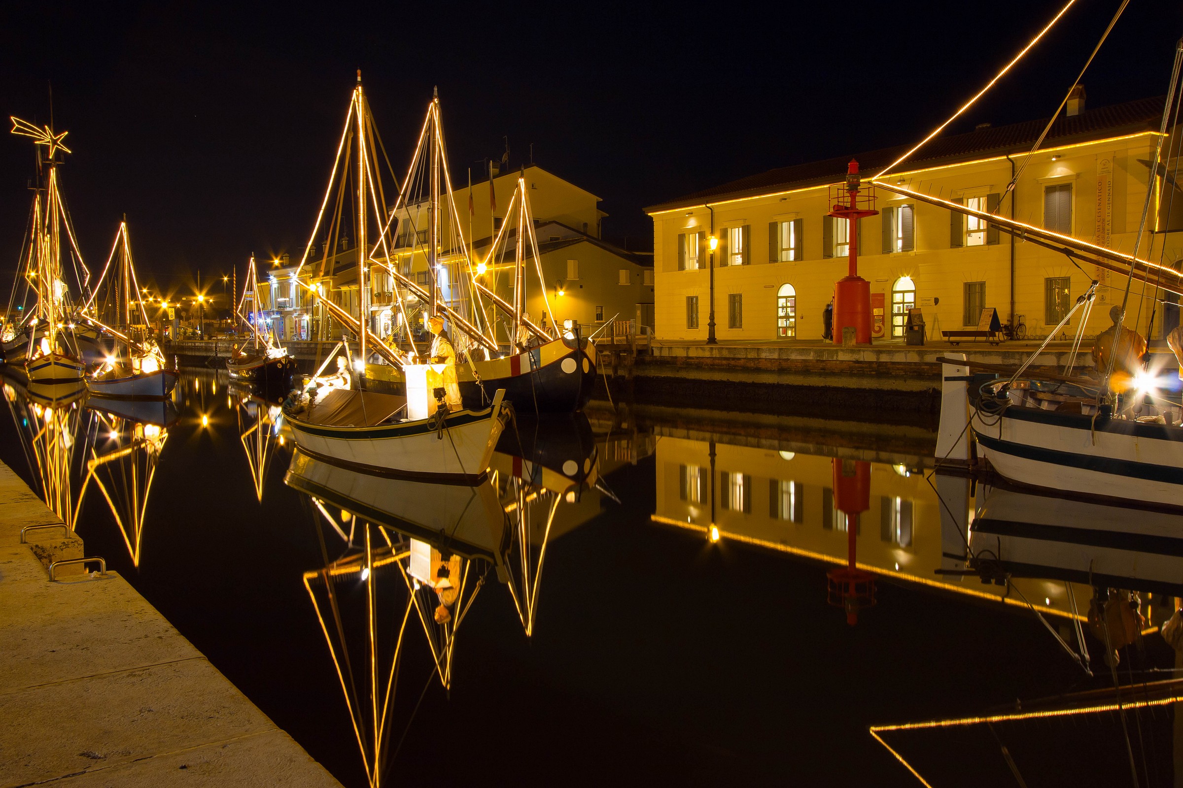 presepe galleggiante di cesenatico