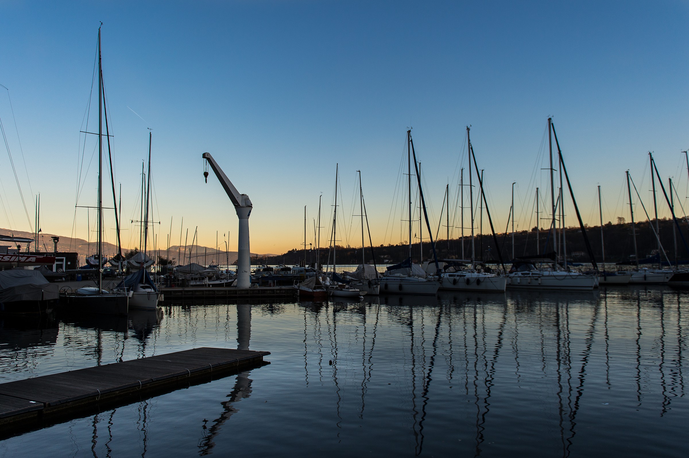 Rimessaggio al crepuscolo