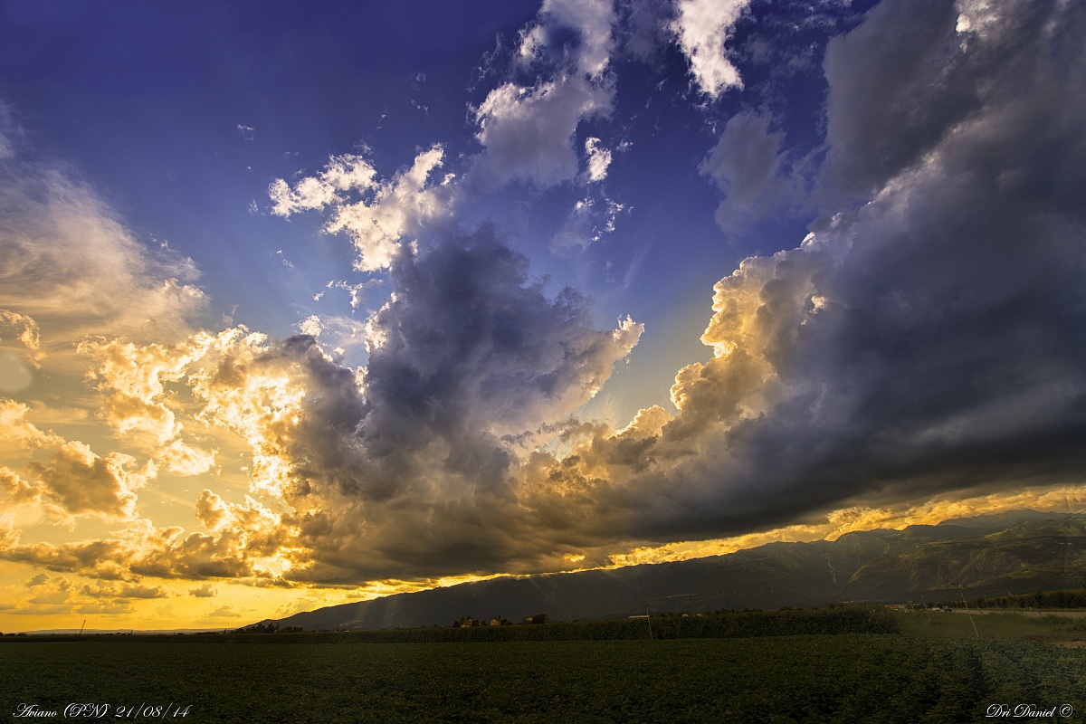 Incendio ad alta quota