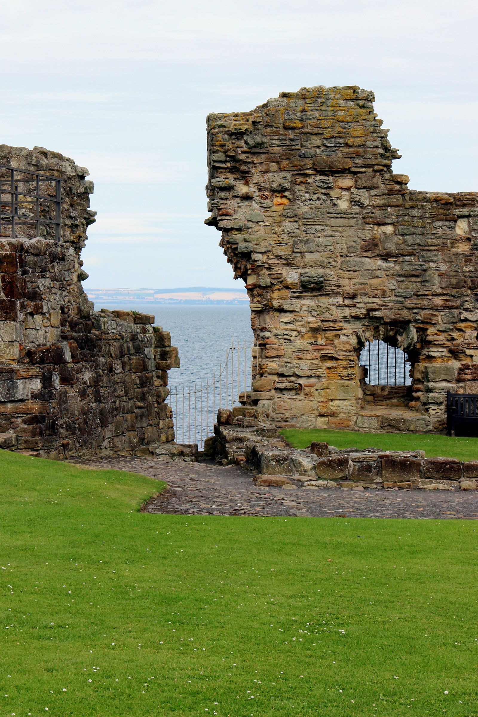 A view from the Castle of St. Andrews