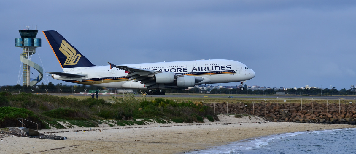 Airbus A 380 Singapore Airlines Sydney Airport