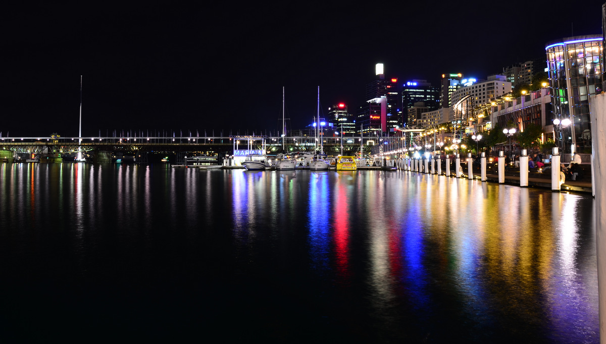 Darling Harbour by night