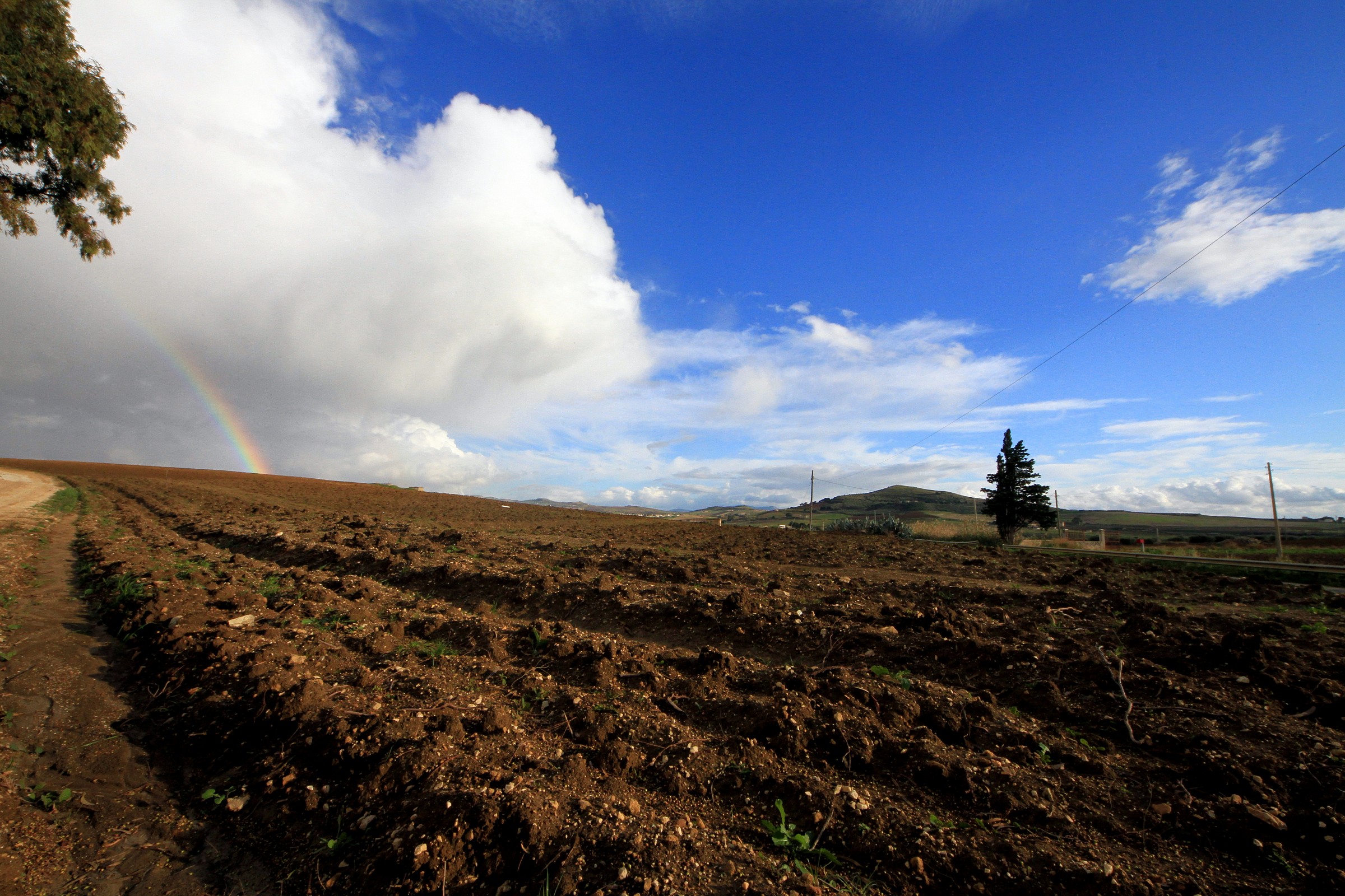At the foot of Erice