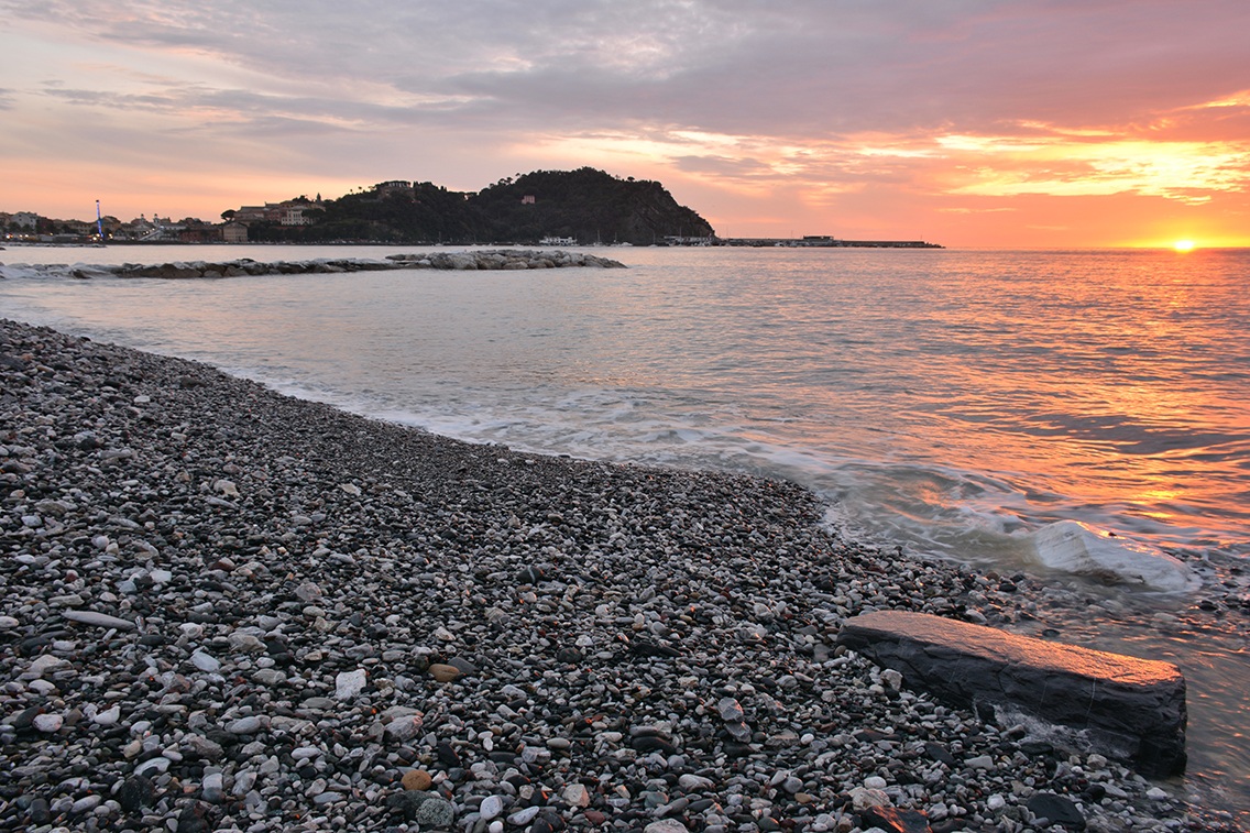 Sunset in Sestri Levante