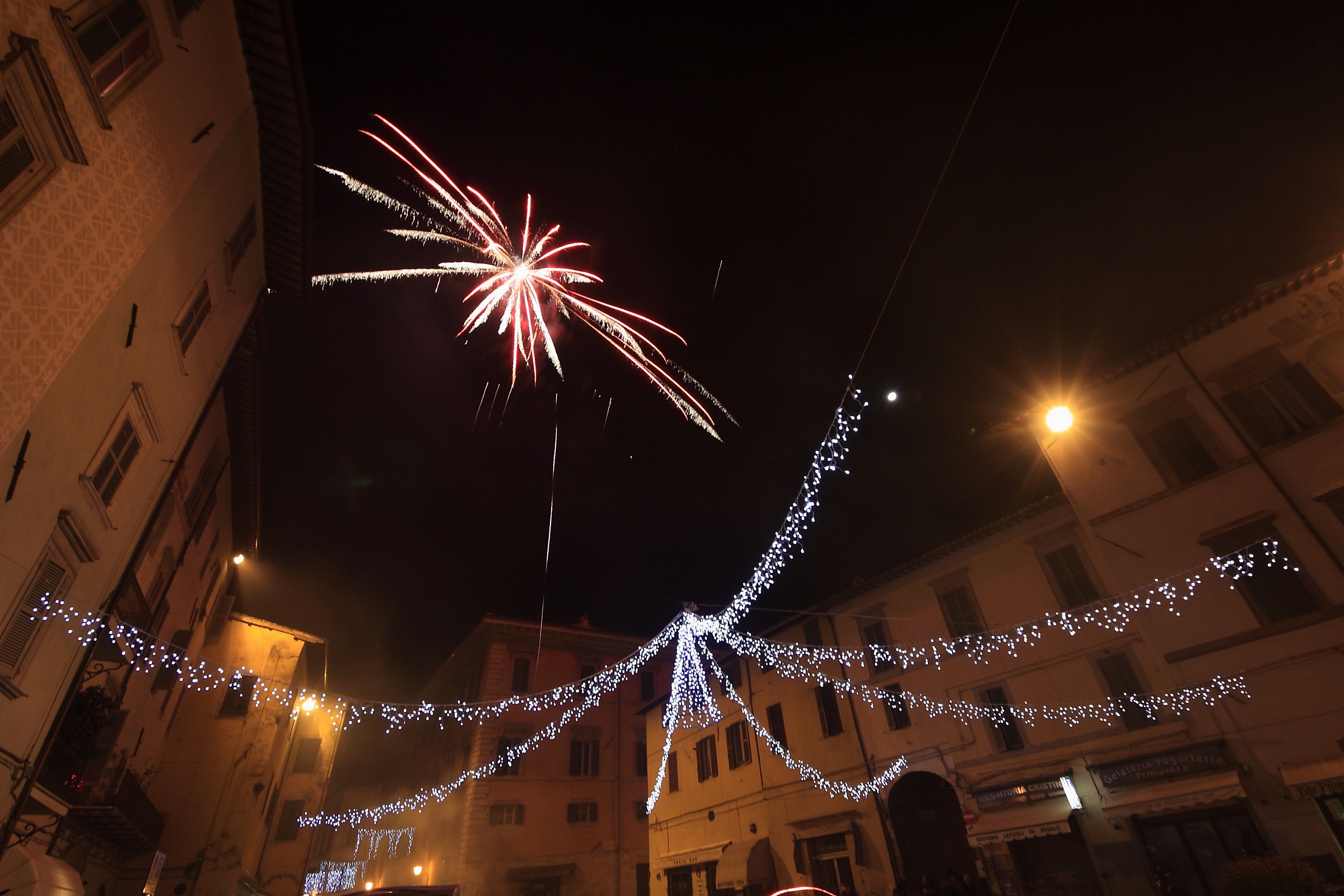 Spoleto Fireworks New Year 2015