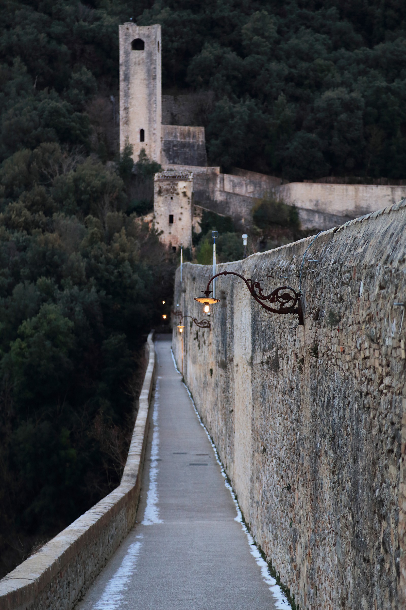Ponte delle Torri e Monteluco- Dettaglio