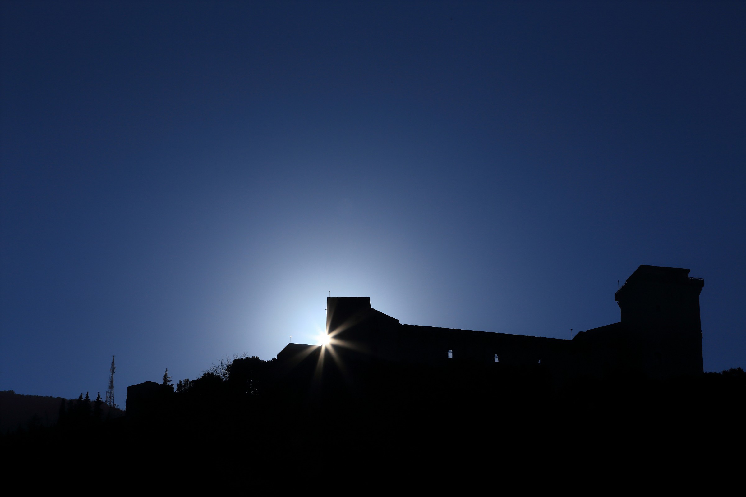 Spoleto - Rocca Albornoziana - Controluce