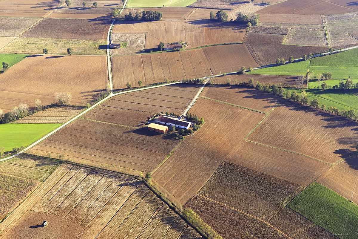 La terra vista dall'alto