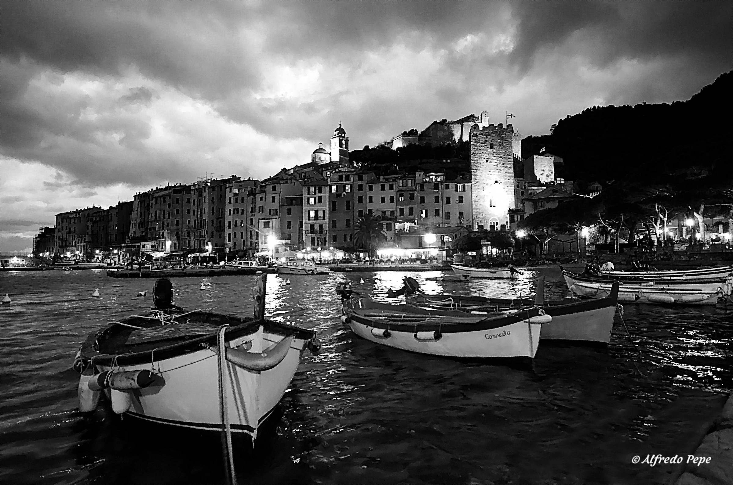 Portovenere night scenery 2
