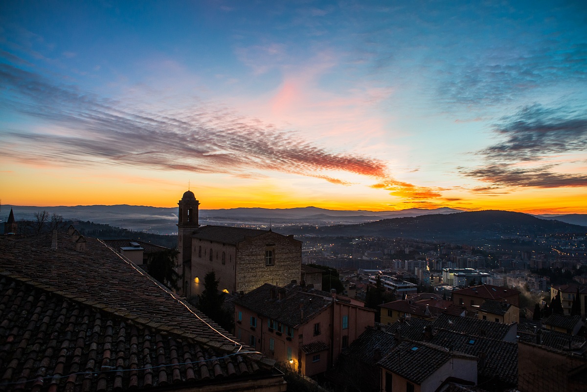 Perugia is colored