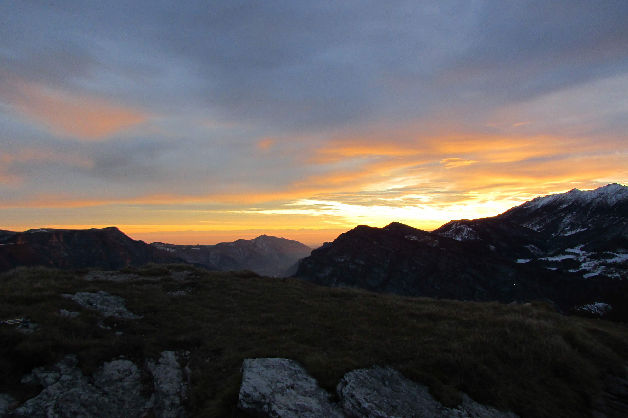 Tramonto al Corno della Paura