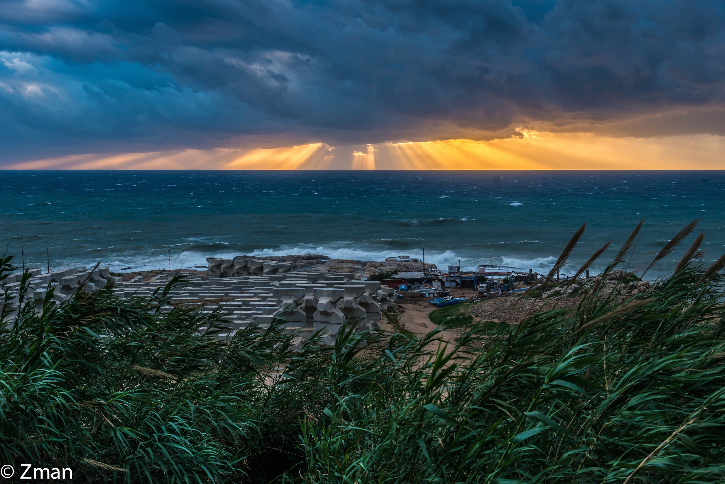 Zena La tempesta ha colpito il Pigeon Roccia Area