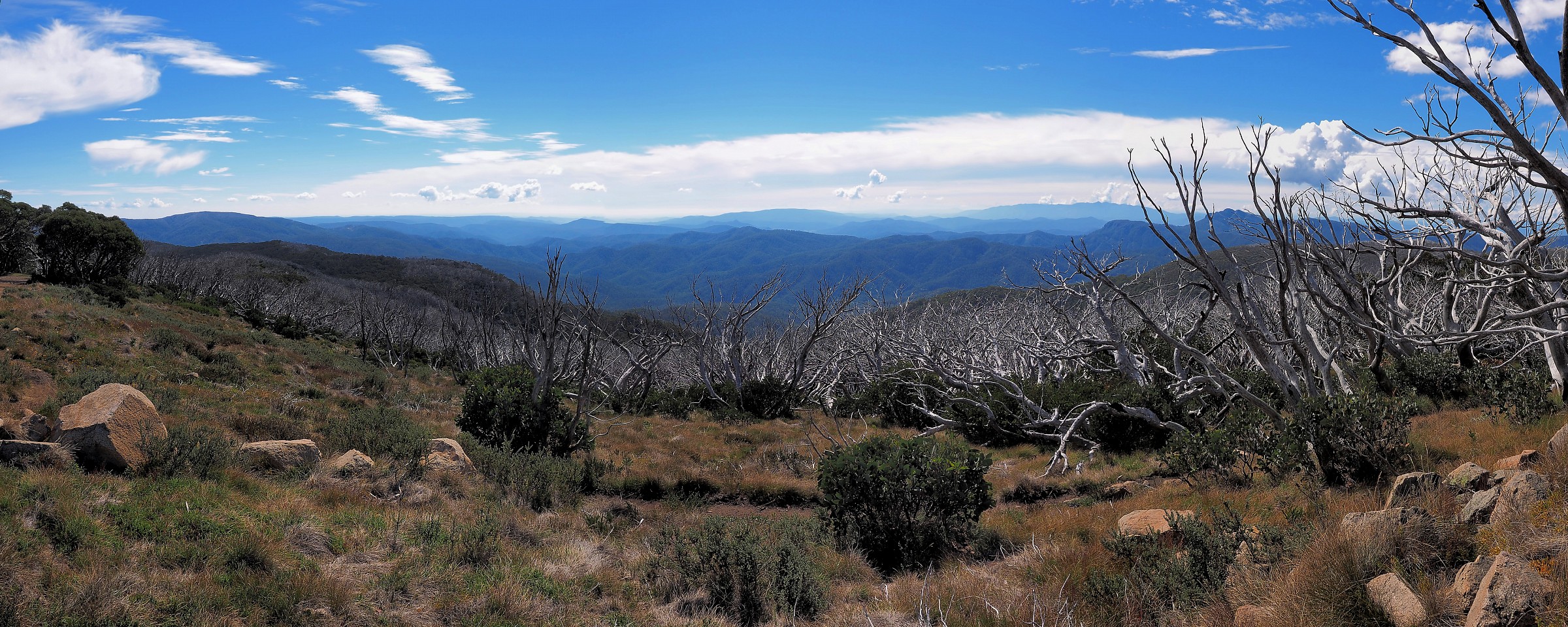 Looking east, Victorian High Country, Australia