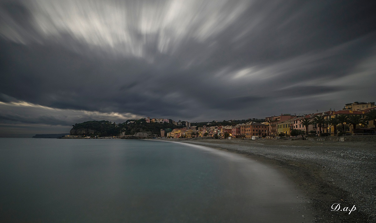 Celle Ligure clouds & sea