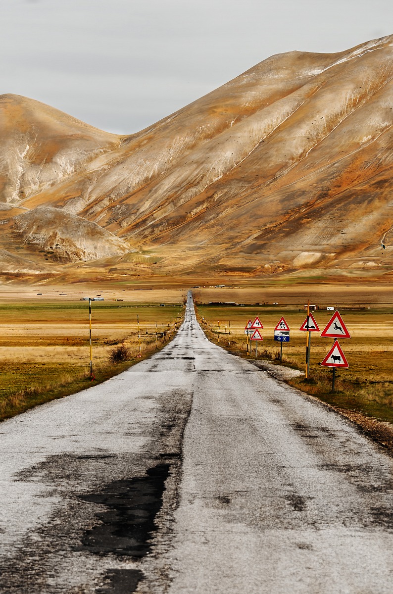 On The Road to The Sibillini Mountains....