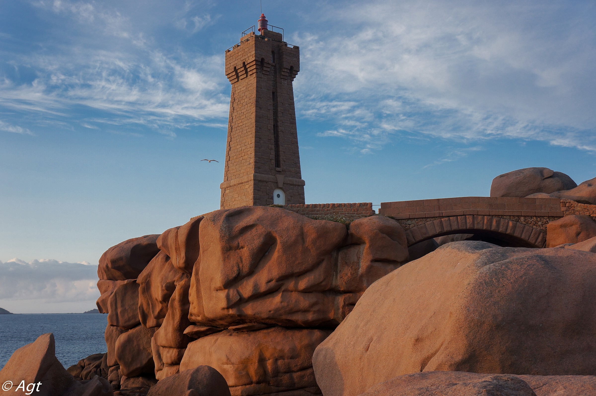 costa granito rosa Perros Guirec faro di Ploumanac'h 3