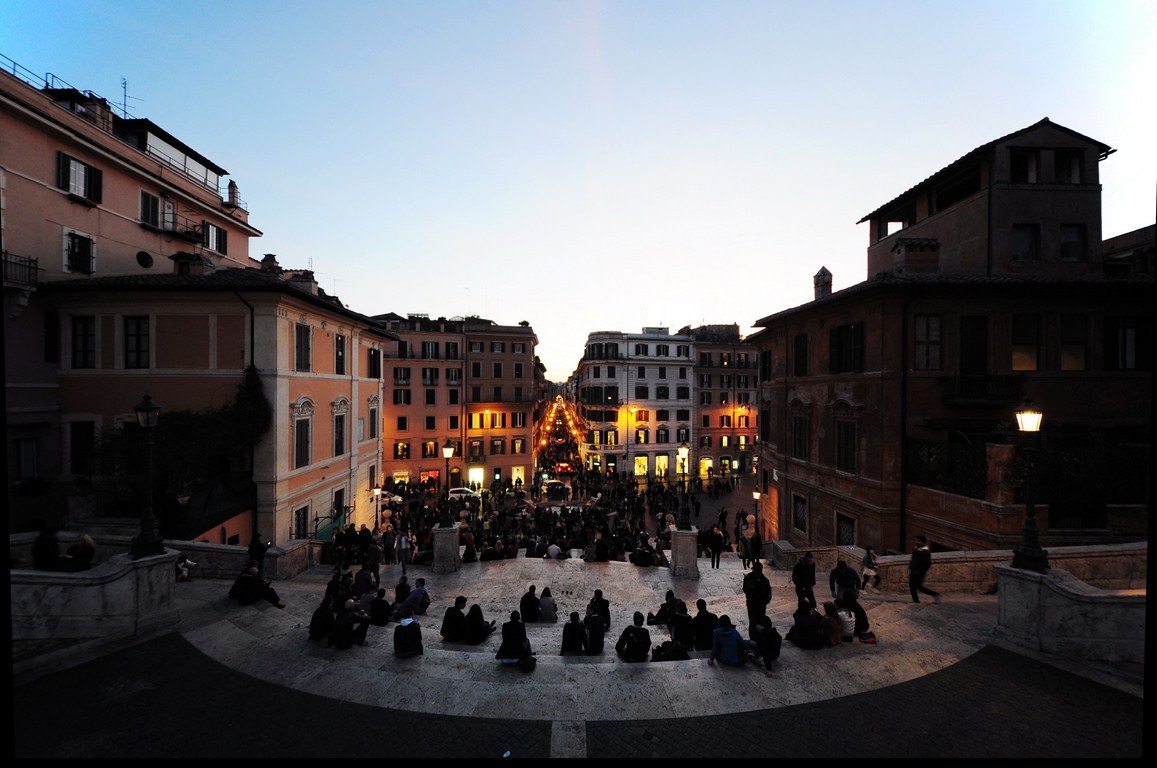 Spanish Steps Spanish Steps at sunset