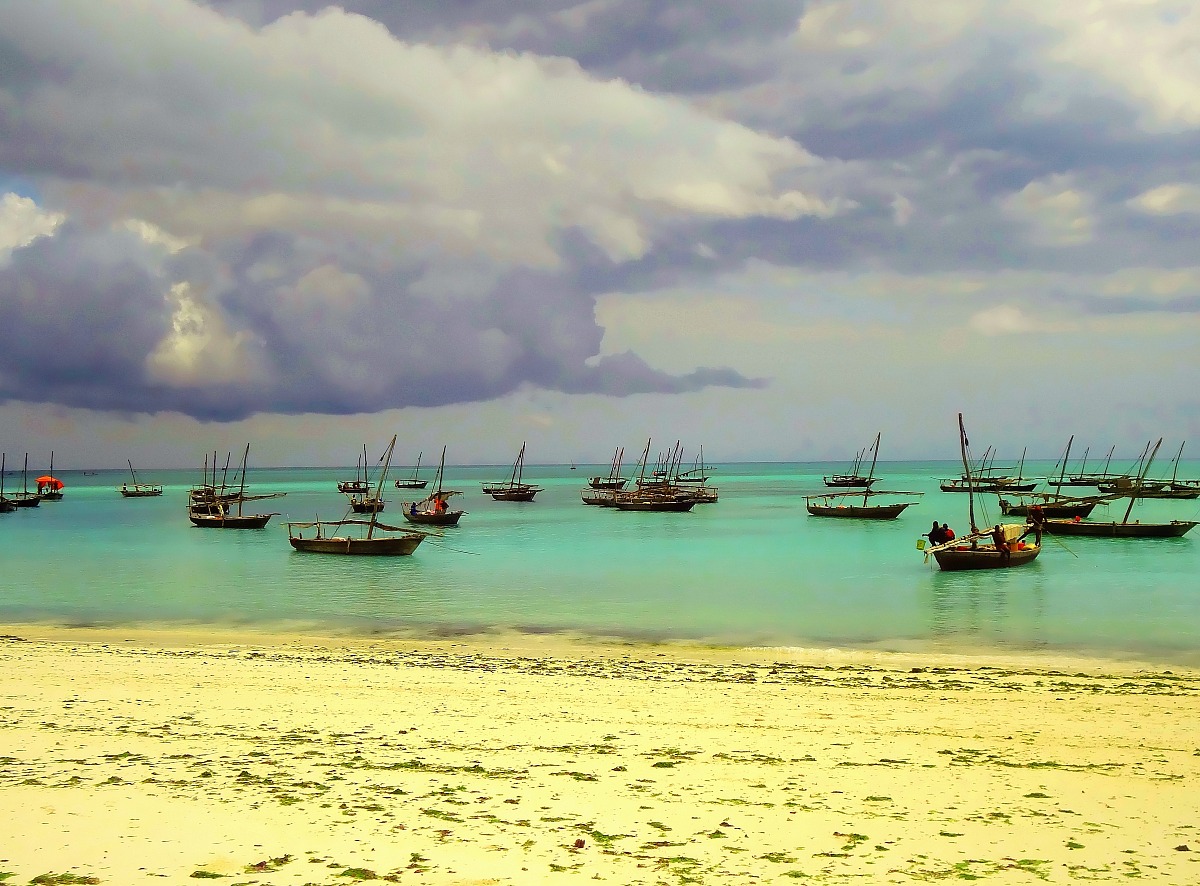 Fishermen in Seychelles