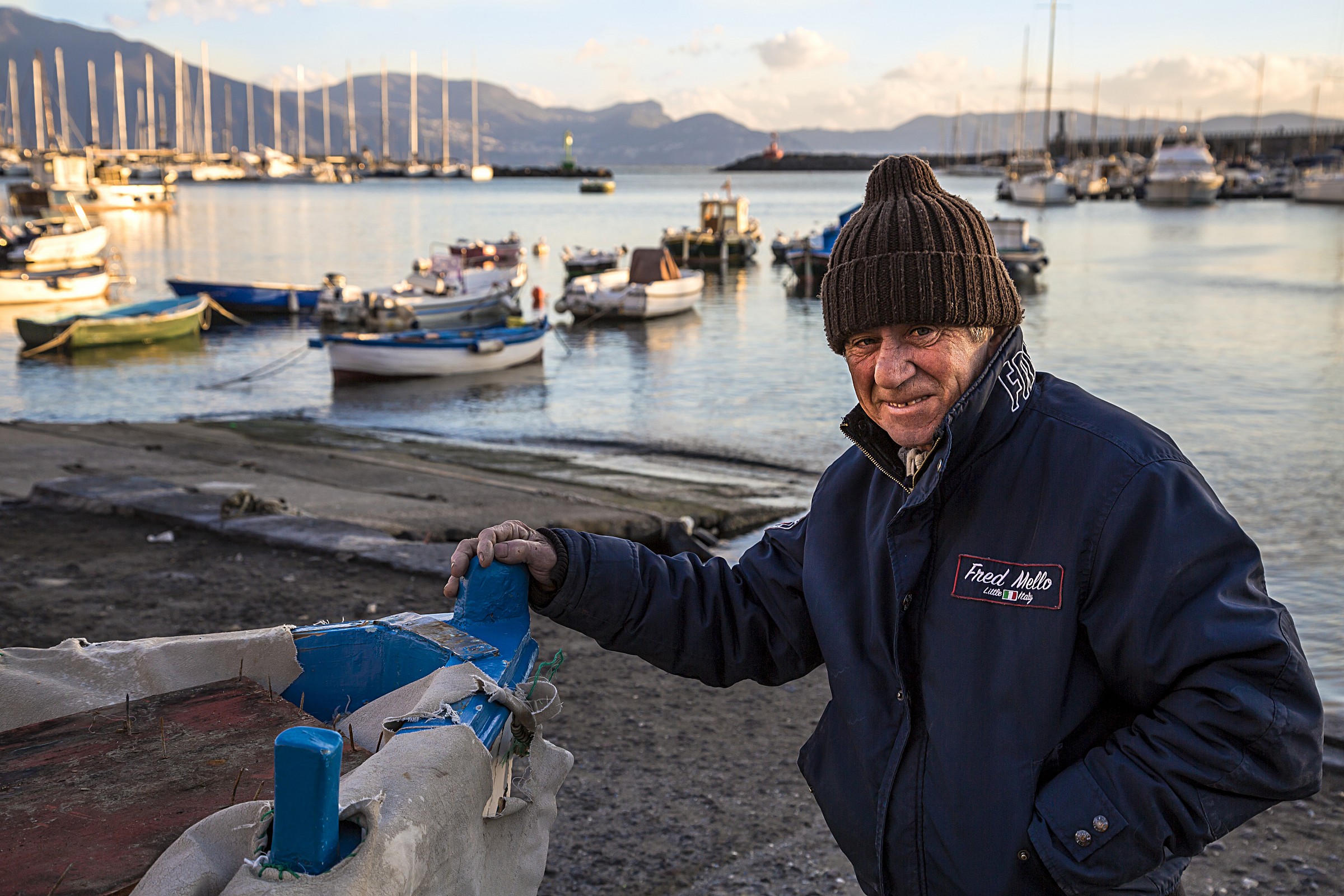 Un simpatico pescatore