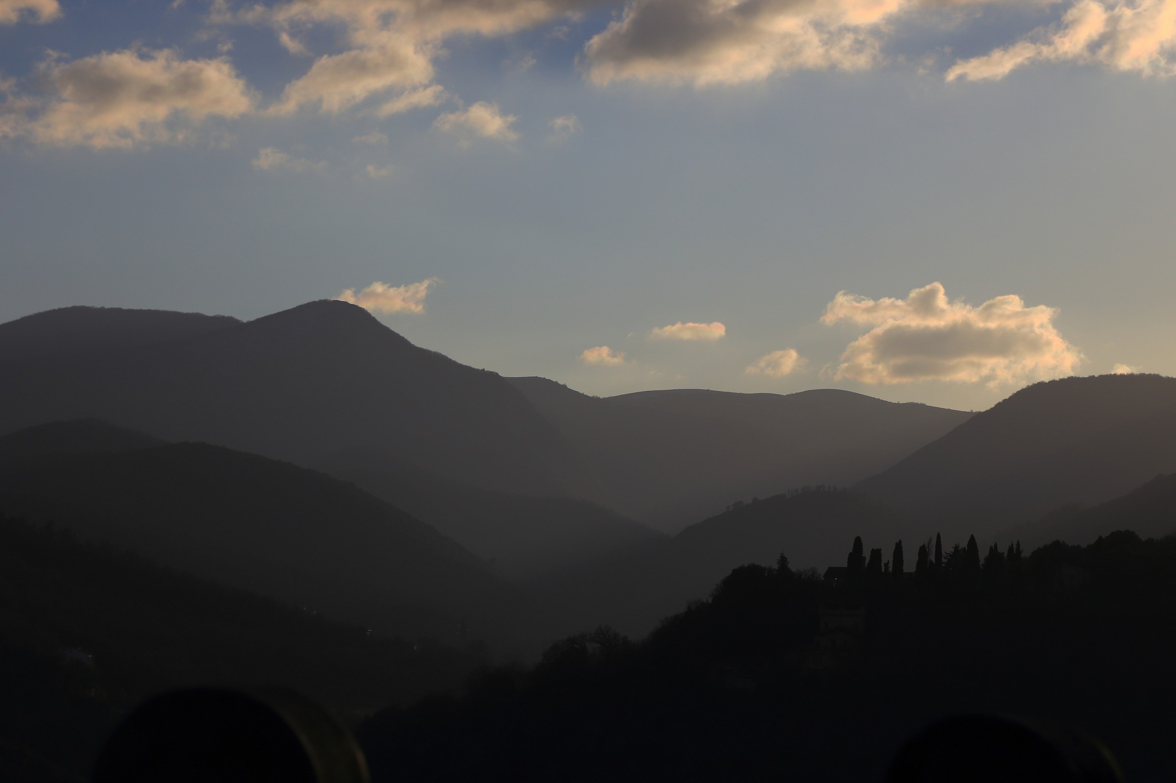 Spoleto - Sunset on the hills of Umbria