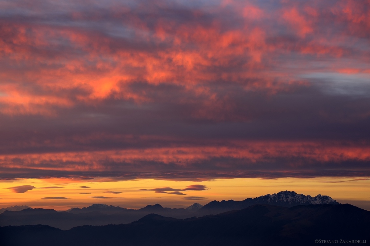 Sunset from Trentapassi ...