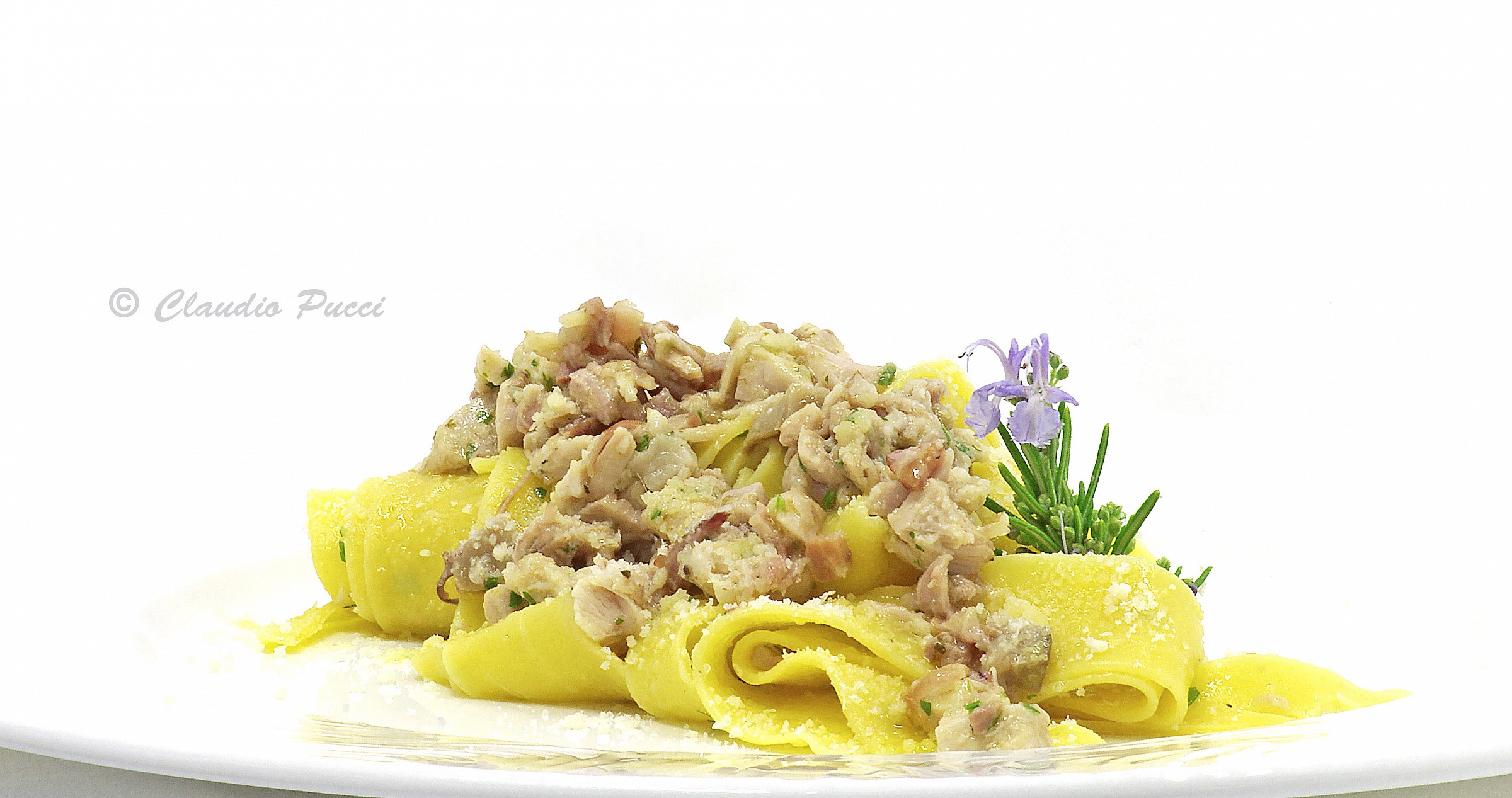 Pappardelle with rabbit sauce