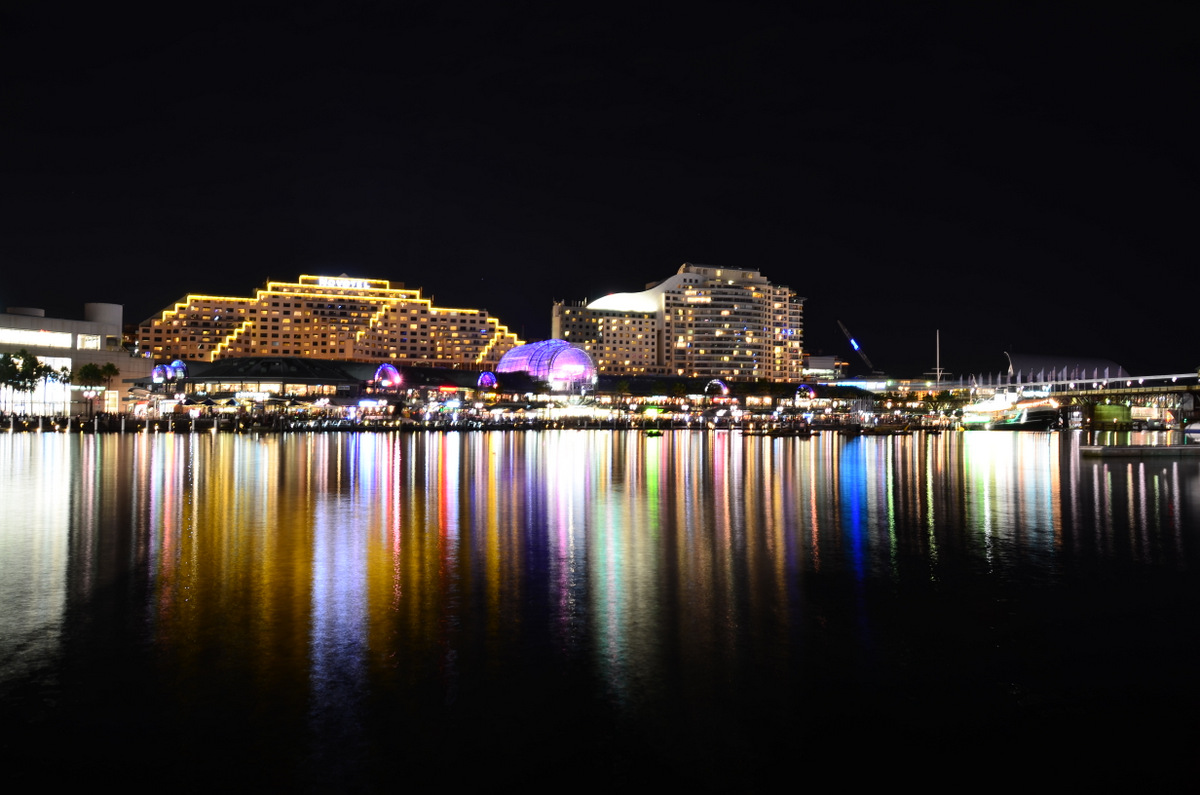 Darling Harbour by night