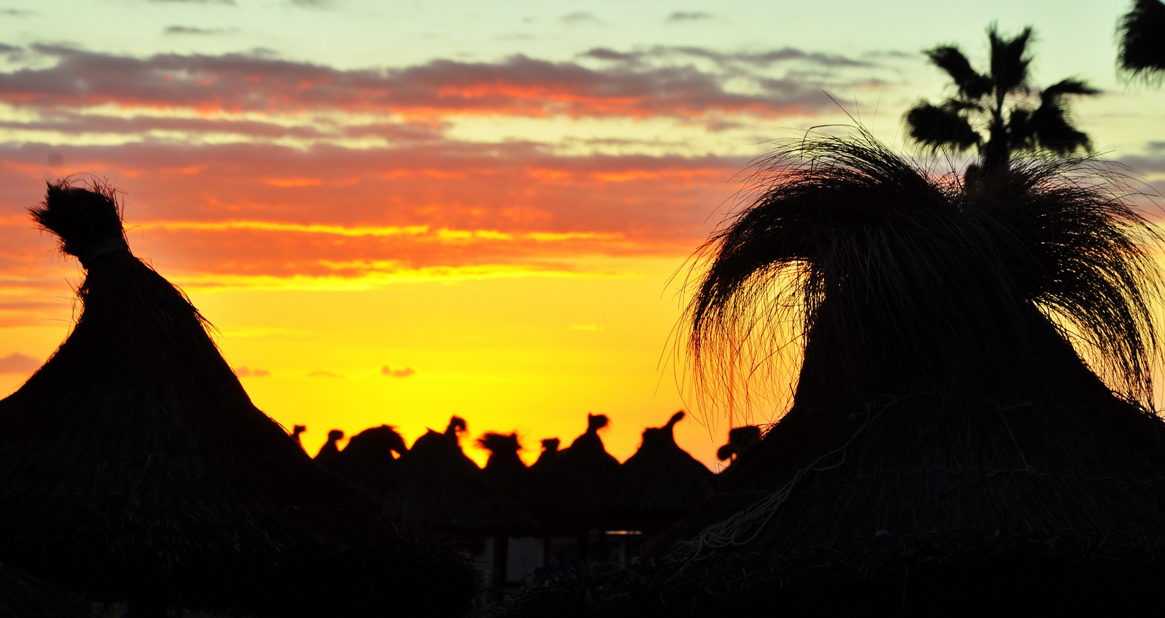 Tramonto a Las Americas