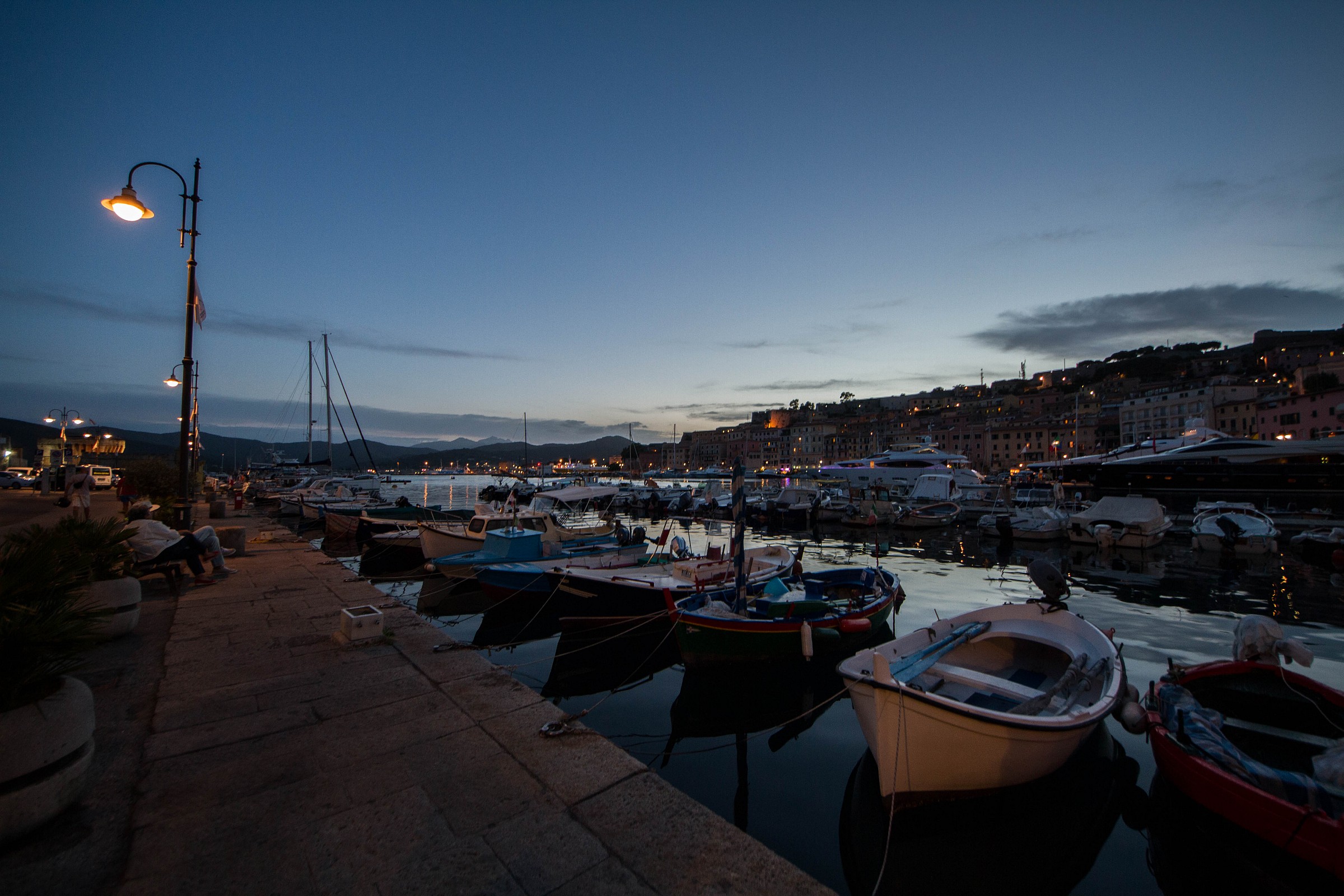 Evening at the harbor