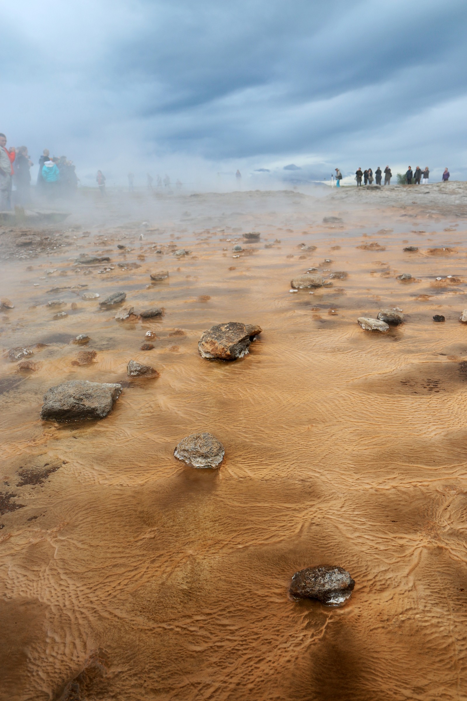 Aspettando Strokkur, il Geysir